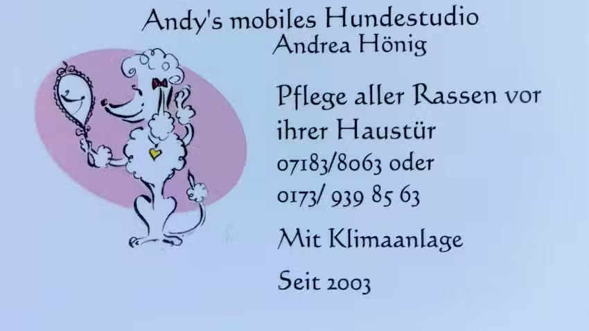 Andy&acute;s Mobiles Hundestudio