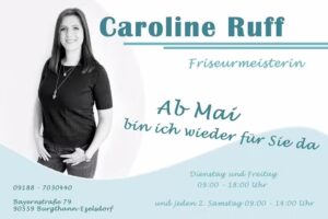 Caroline Ruff &ndash; Friseurmeisterin