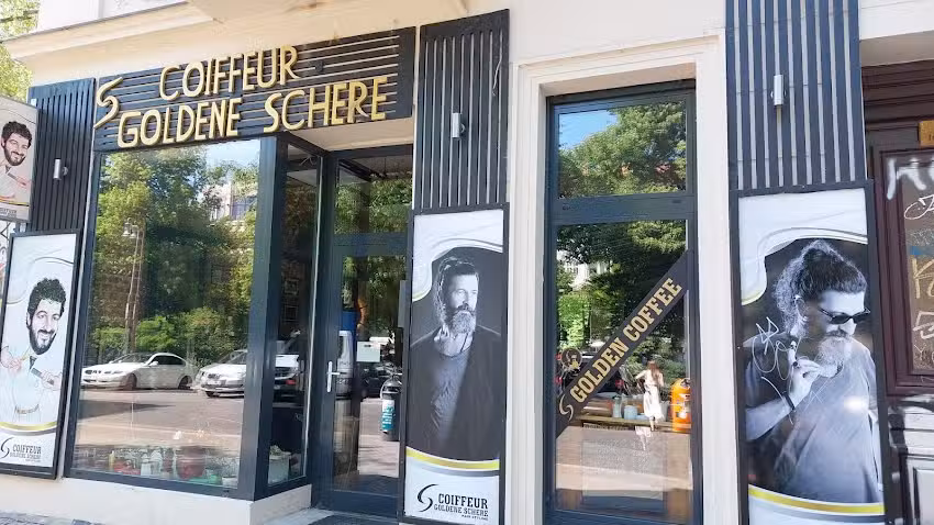 Coiffeur Goldene Schere