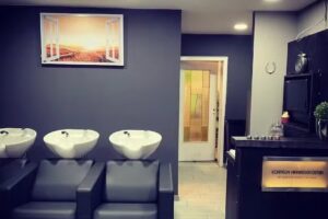 Coiffeur Haargefl&uuml;ster