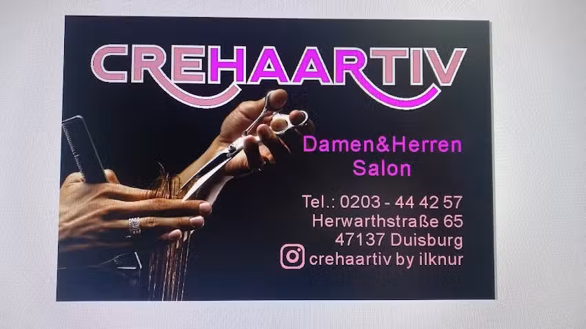 Crehaartiv Damen & Herren Salon