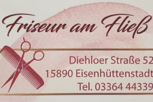 Friseur am Flie&szlig;