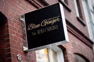 Friseur Blue Ginger