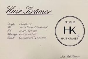 Friseur Hair Kr&auml;mer, Inh. Mike Kr&auml;mer