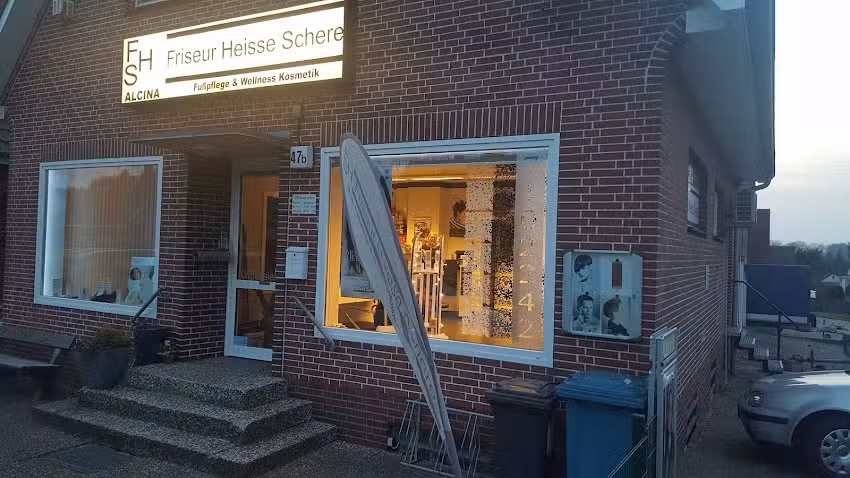 Friseur Heisse Schere