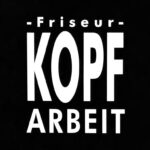 Friseur Kopf-Arbeit