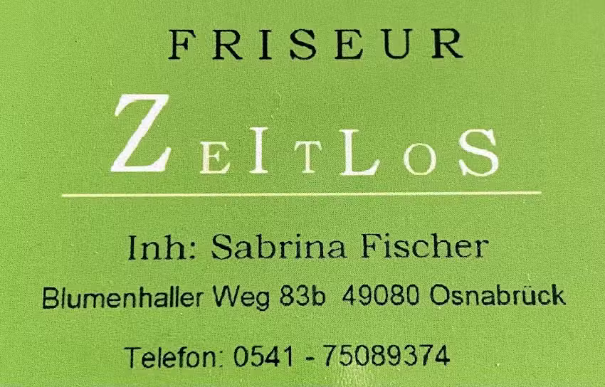 Friseur Zeitlos