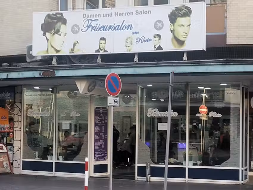 Friseursalon am Rhein