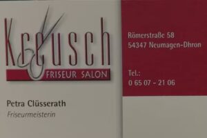 Friseursalon Kreusch Inh. Petra Cl&uuml;sserath