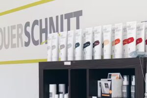 Friseursalon Querschnitt