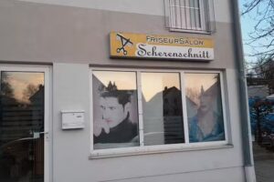 Friseursalon Scherenschnitt
