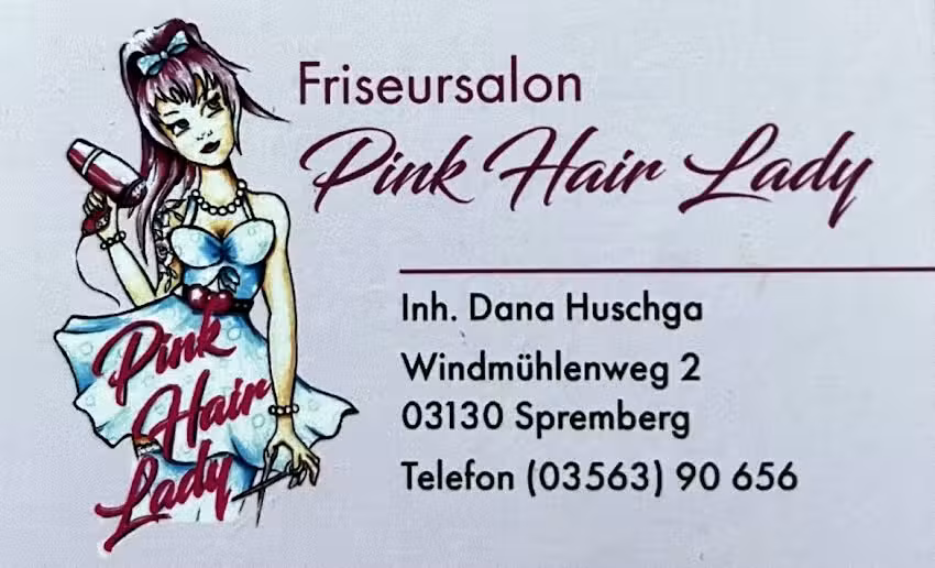 Fris&ouml;rsalon Pink Hair Lady