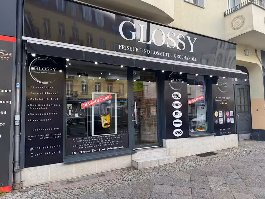 Glossy Berlin / Gro&szlig;handel f&uuml;r Friseurbedarf & Kosmetik