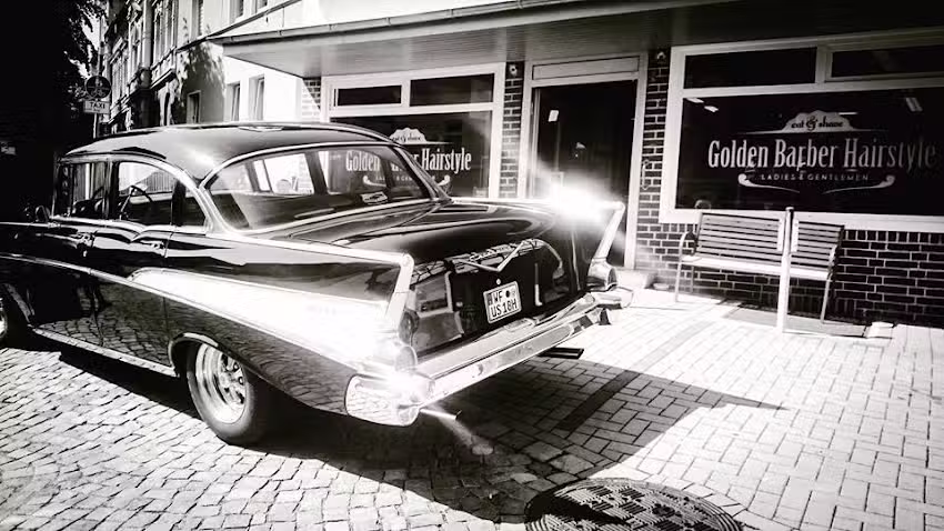 Golden Barber Hairstyle