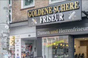 Goldene Schere Friseur
