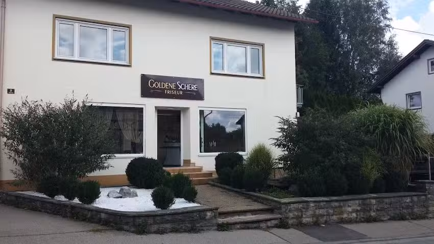 Goldene Schere Friseur