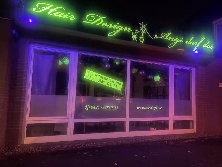 Hairdesign Angi darf das