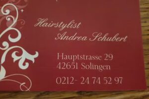 Hairstylist Andrea Schubert