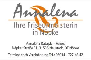 Ihre Friseurmeisterin Annalena Ratajski-Fehse