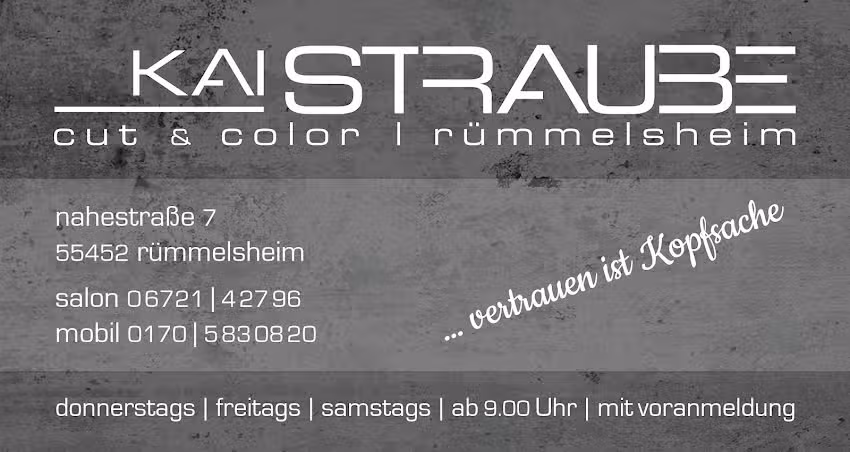 kai straube &bdquo;cut and color&ldquo;
