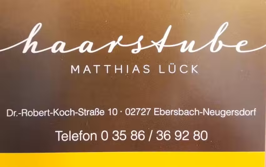 L&uuml;ck Friseur