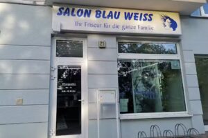 Salon Blau-Wei&szlig;