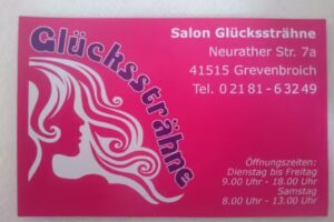 Salon Gl&uuml;cksstr&auml;hne