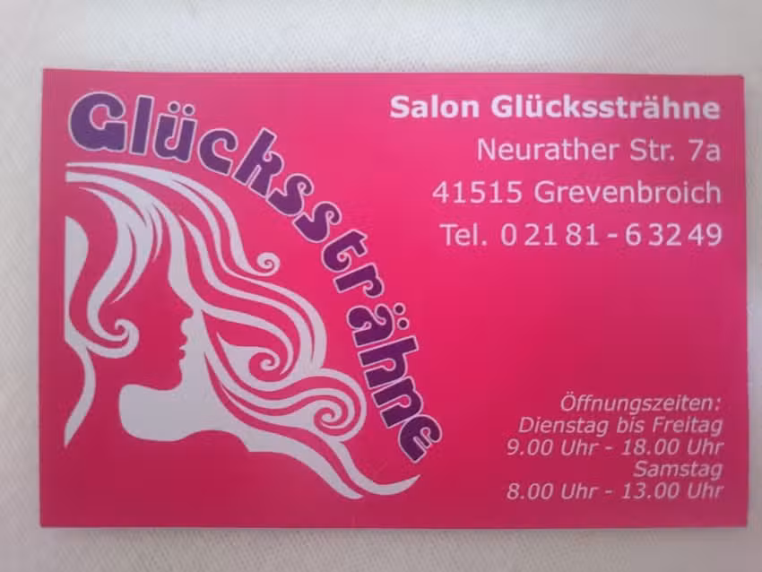 Salon Gl&uuml;cksstr&auml;hne