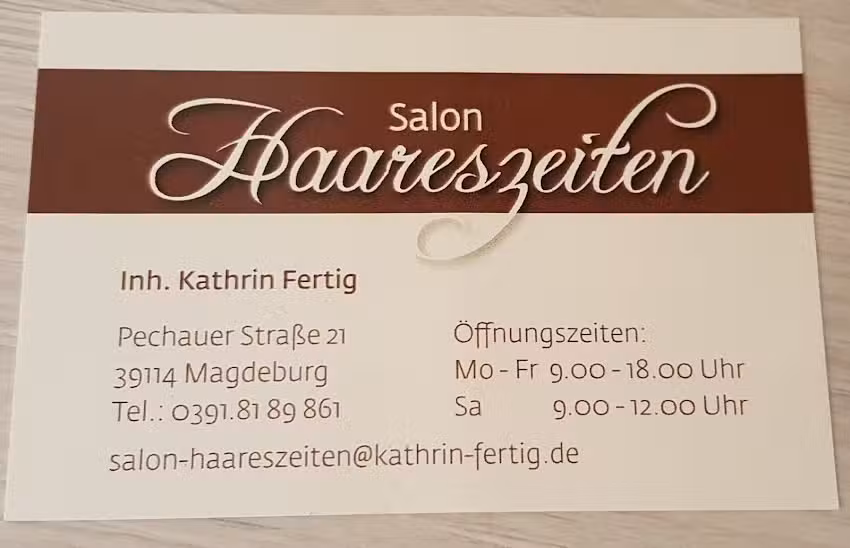 Salon Haareszeiten Inh. Kathrin Fertig