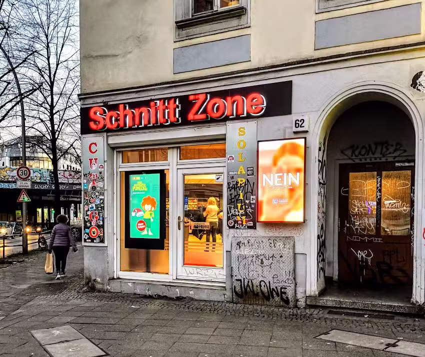 Schnitt Zone &ndash; CUT & GO Boxhagener