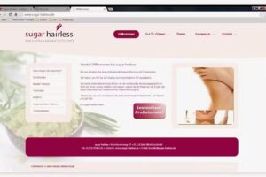 sugar-hairless &ndash; professionelle Haarentfernung