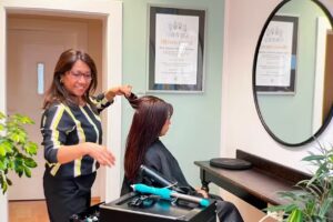 Zenaida Gutierrez im Salon C&Z Ihr Friseur